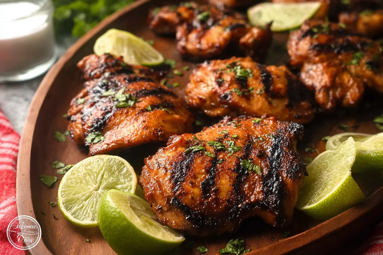 Pan-Seared Chicken Thighs with Smoky Chili-Lime Sauce