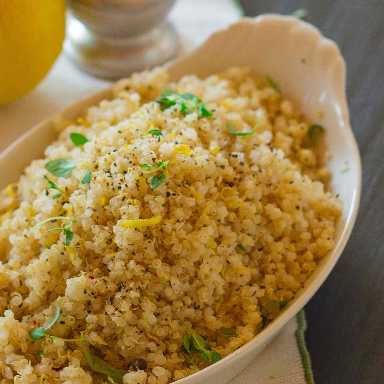 Merriam-Webster Inspired Citrus and Herb Quinoa Salad