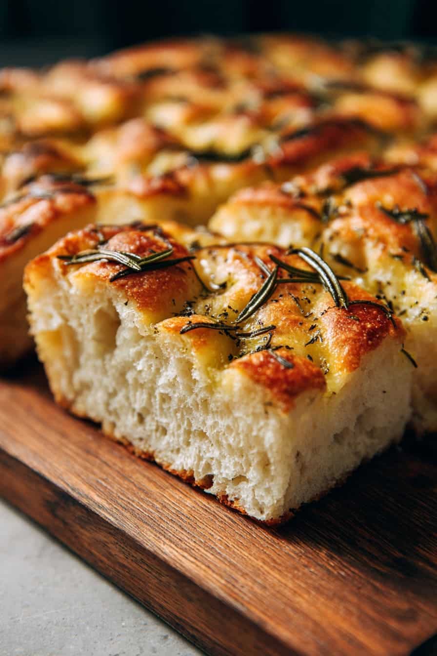 Venetian-Style Focaccia with Rosemary and Sea Salt