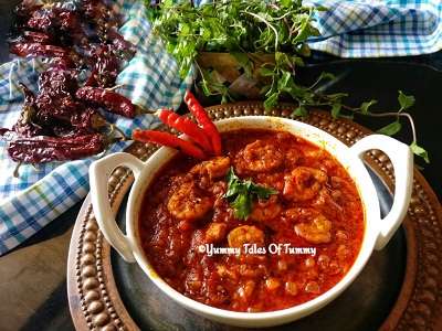 Goan Shrimp Balchão Pickle with Red Chilies