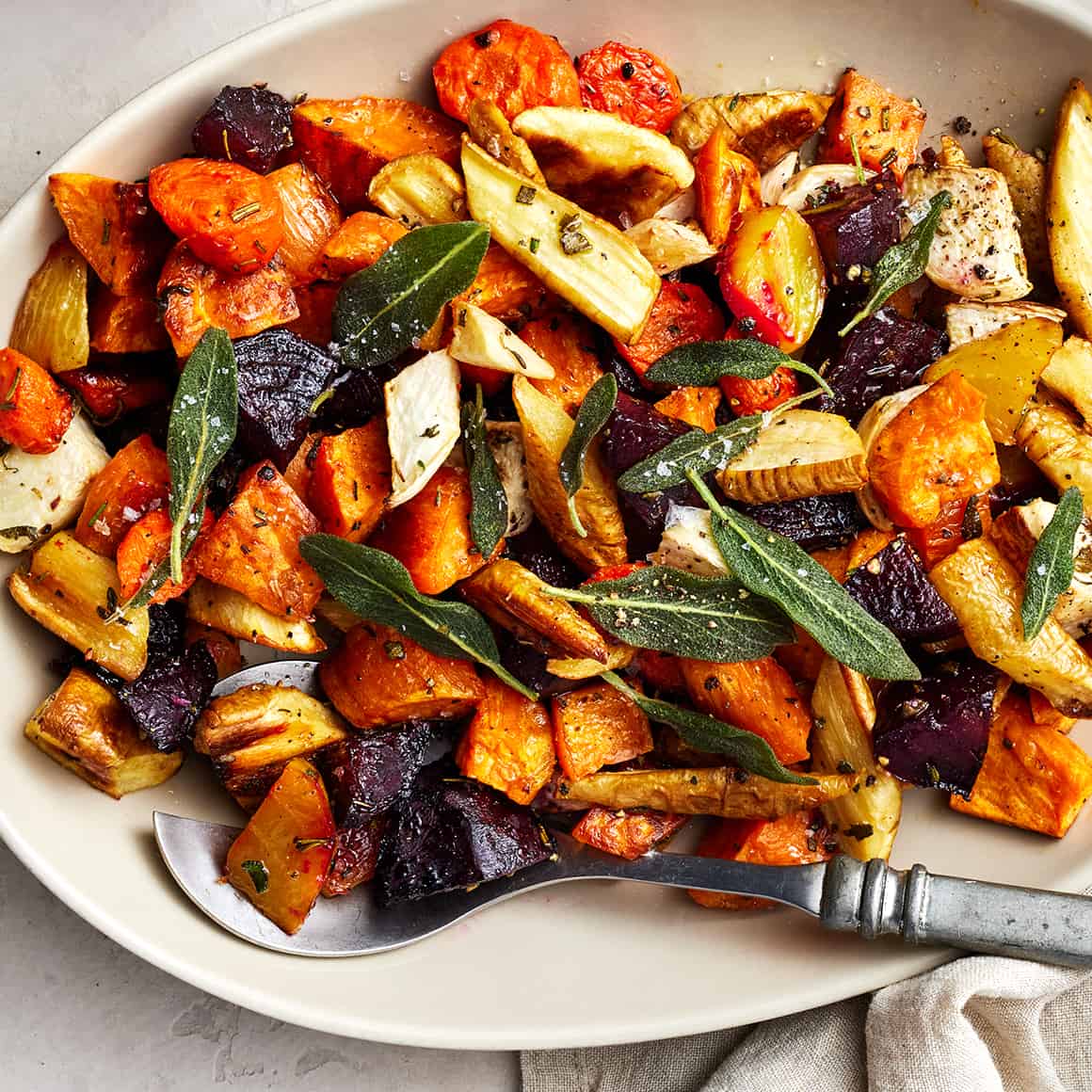 Roasted Mushroom and Root Vegetable Hash