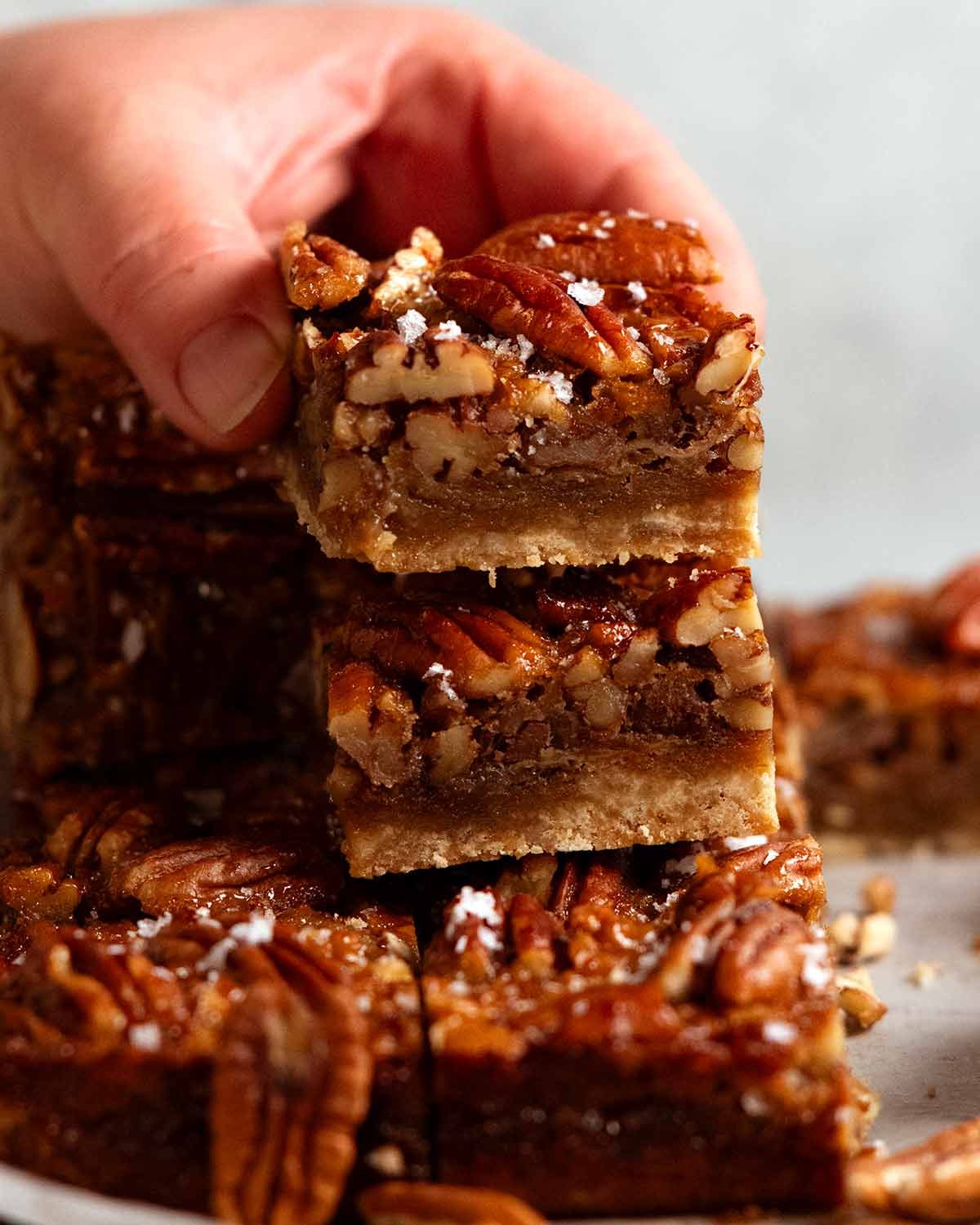 Campfire-Inspired Maple Pecan S'mores Bars