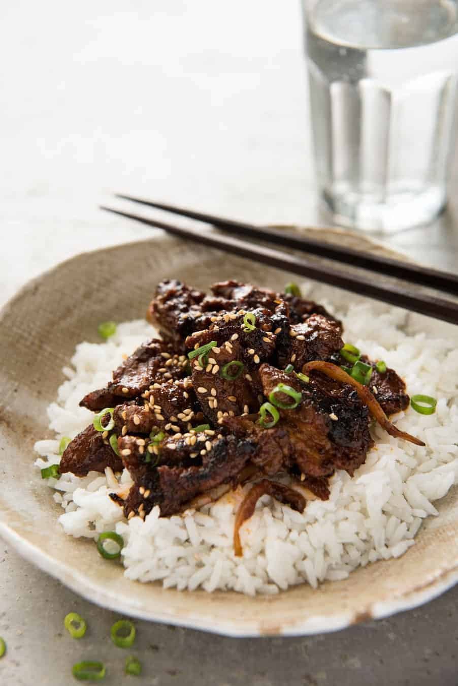 Spicy Stir-Fried Pork with Sesame and Scallions