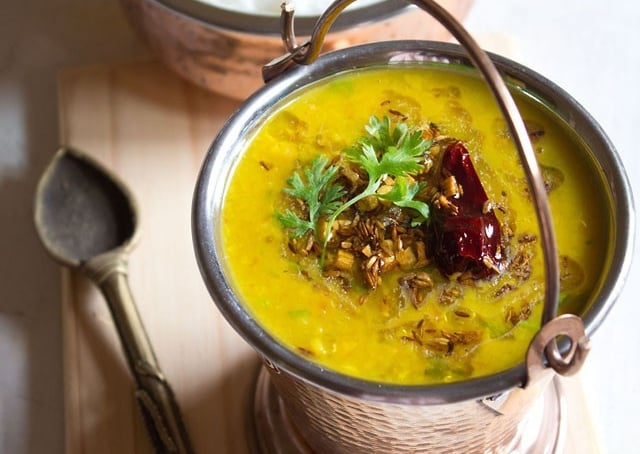 Herb-Infused Dal Baati with Mustard Oil Tadka