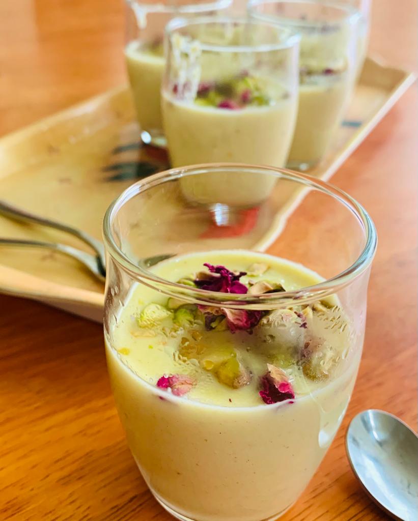 Kesar Badam Pista Rabri with Rose Essence