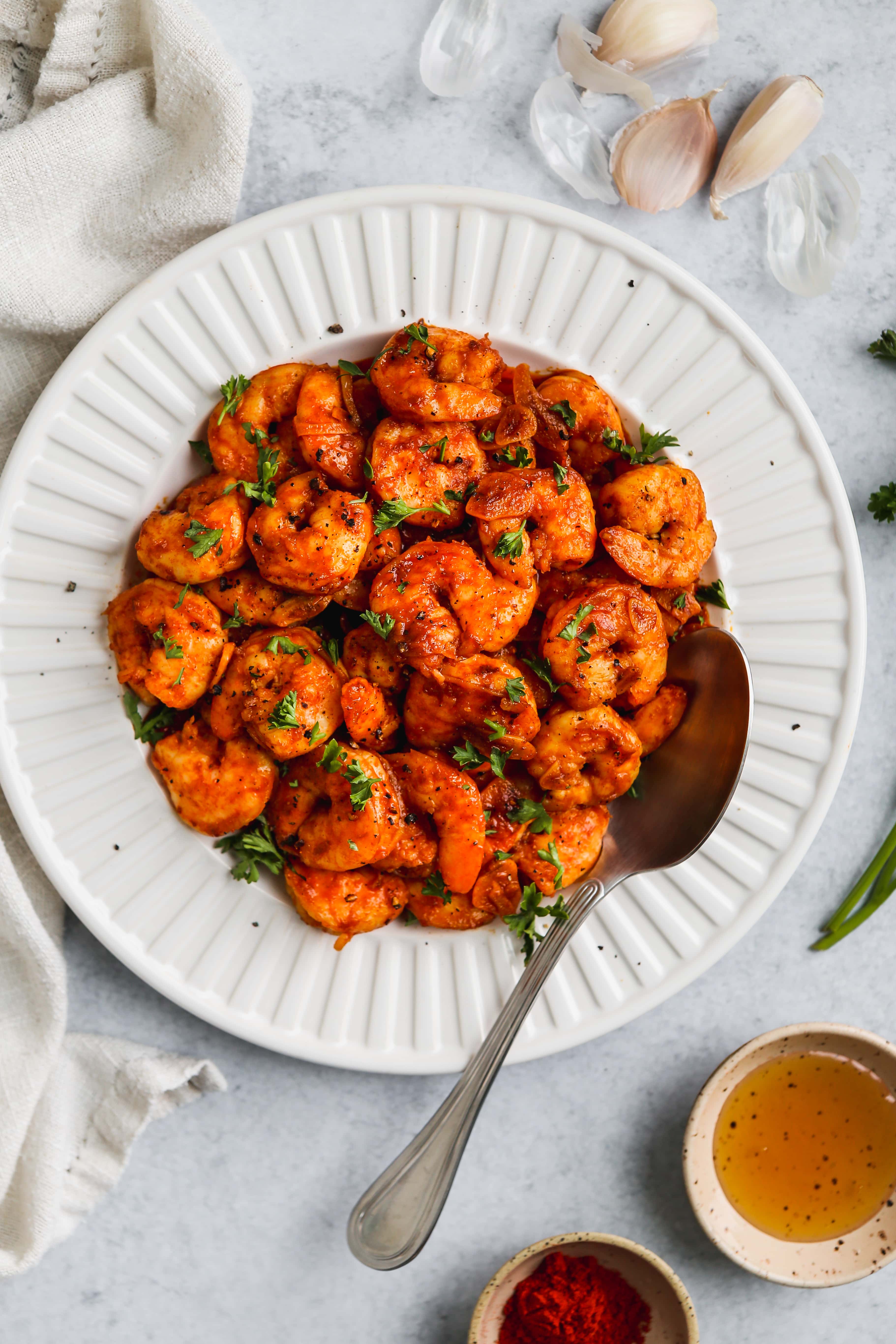 Grilled Spanish-Style Shrimp with Smoky Paprika and Garlic