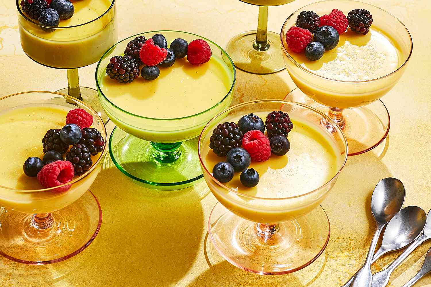 No-Bake Citrus Basil Panna Cotta with Honey Drizzle