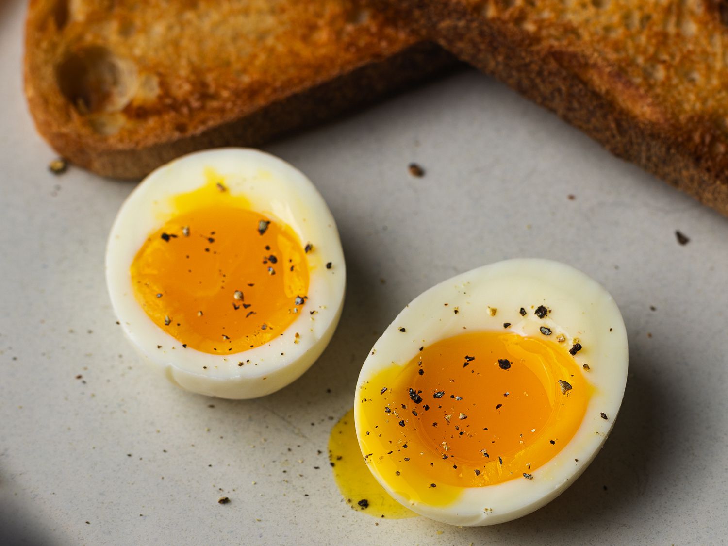 Kopitiam-Style Toasted Butter Bread with Soft-Boiled Eggs