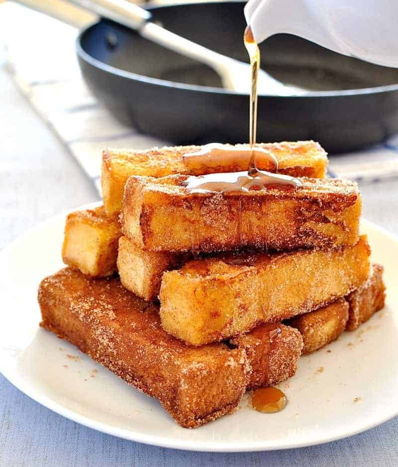 Sweet Cinnamon French Toast Sticks