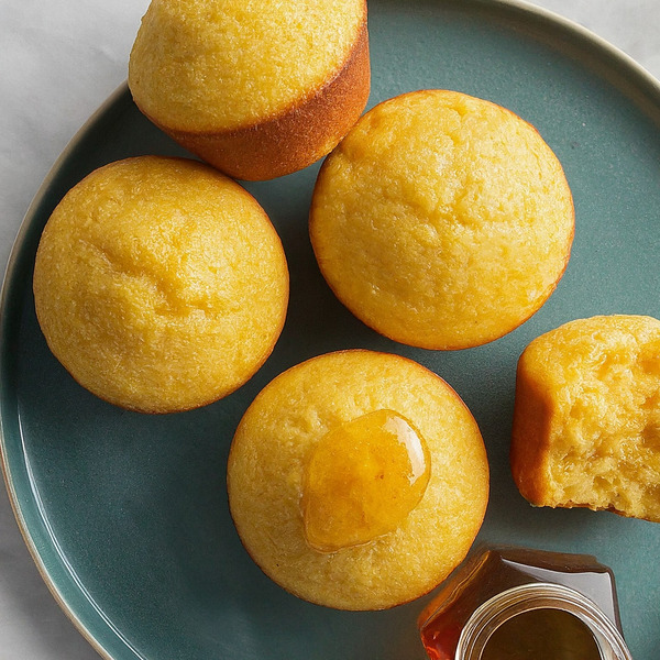 Herbed Cornbread Muffins with Honey Butter
