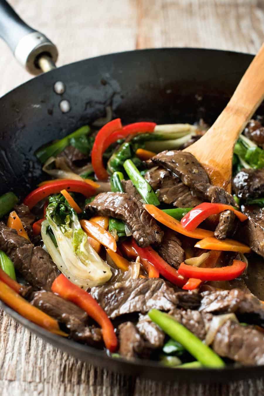 Spicy Korean-Inspired Low Carb Beef Stir Fry with Sesame
