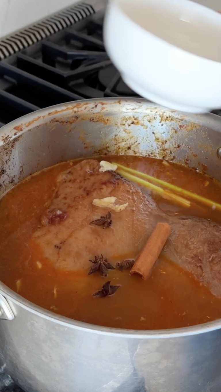 Slow-Simmered Braised Beef in Star Anise and Cinnamon Broth