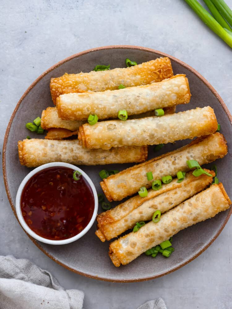 Crisped Lumpia Rolls with Sweet Garlic Dipping Sauce