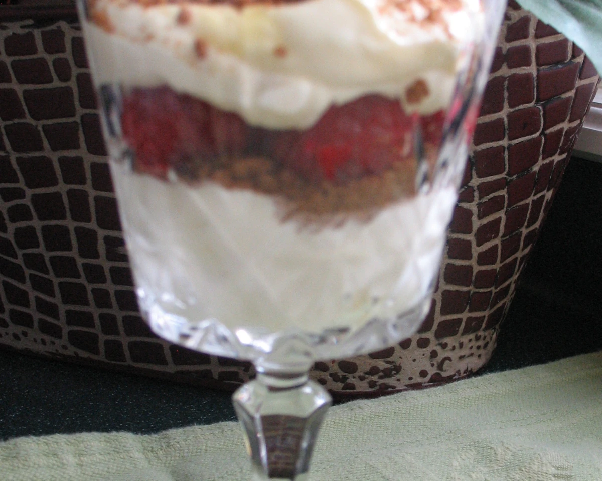 Photon Berry Parfait with Citrus Whipped Cream