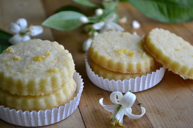 Pine Nut and Orange Blossom Honey Shortbread Cookies