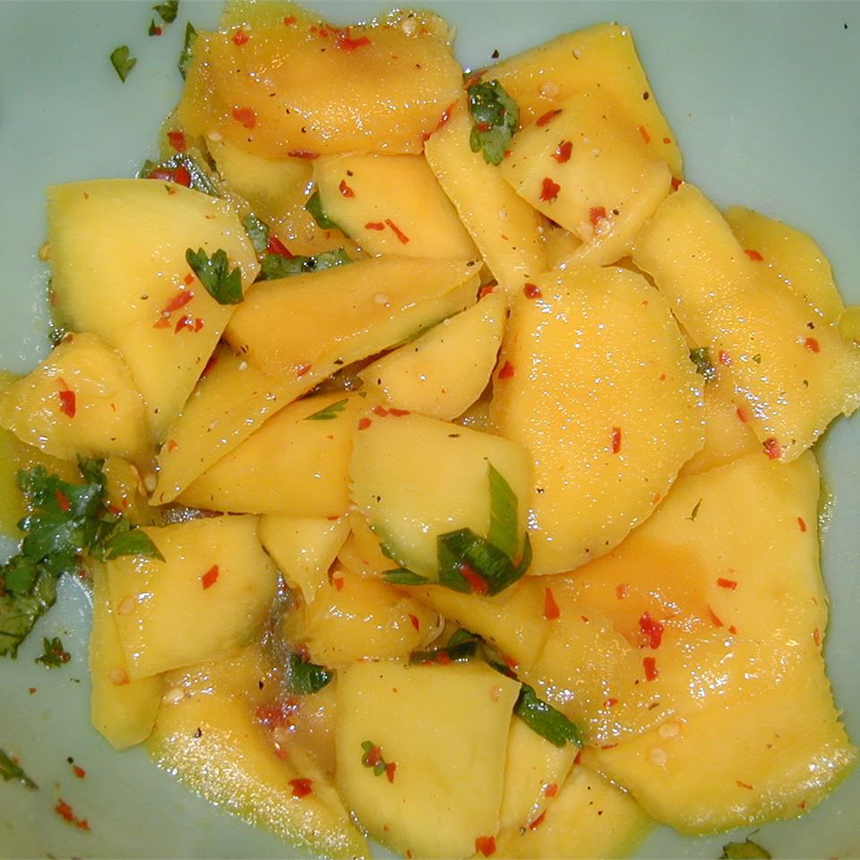 Spicy Mango Salad with Toasted Sesame