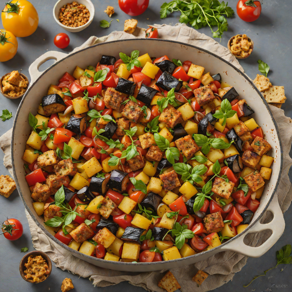 Authentic Ratatouille Provençale with Herbed Croutons