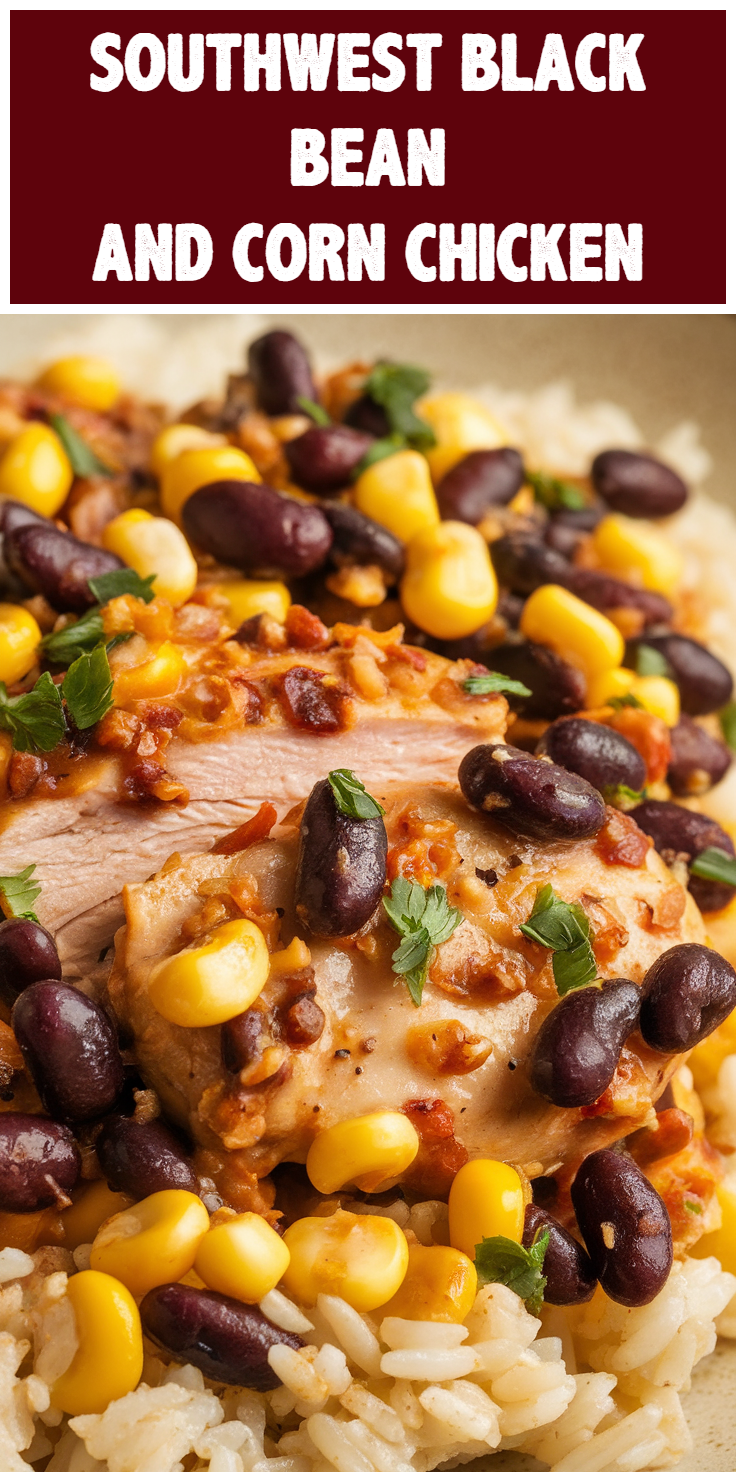 Pan-Seared Chicken with Southwest Corn and Black Bean Salad