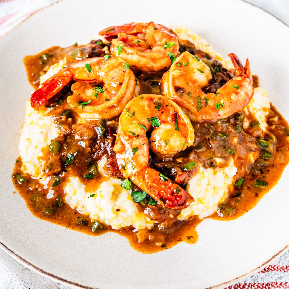 Grilled Cajun-Spiced Shrimp with Garlic Butter Rice