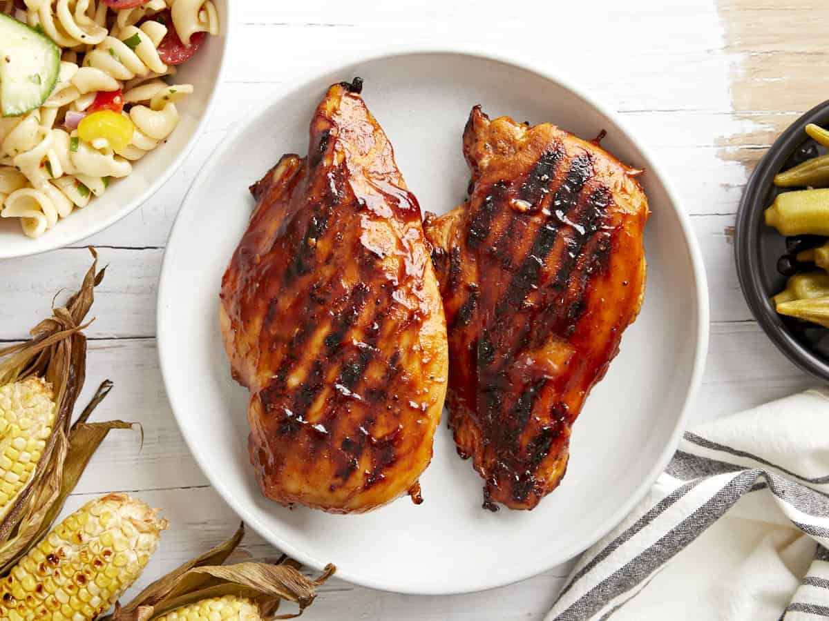 Bourbon-Glazed Grilled Pork Chops