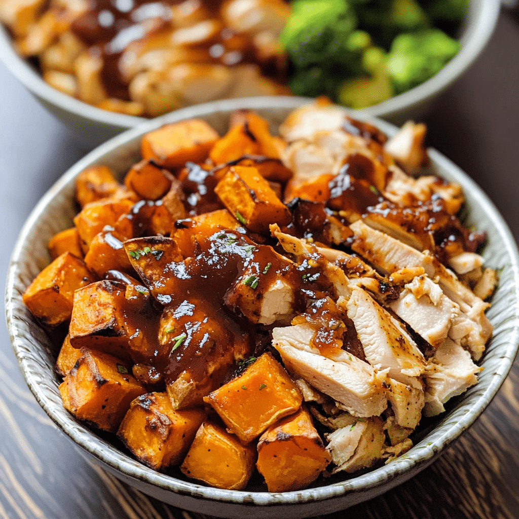 5-Ingredient Roasted Sweet Potato Power Bowls