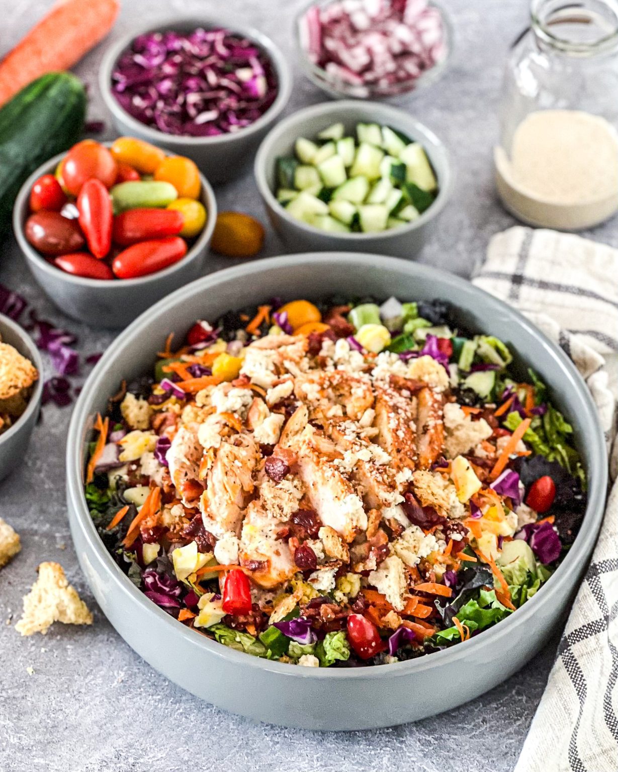 Layered Vegetable Stir Fry with Tofu