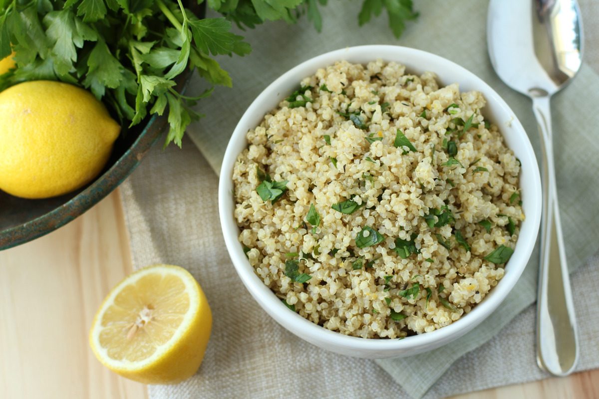 Four-Ingredient Citrus and Herb Quinoa Salad