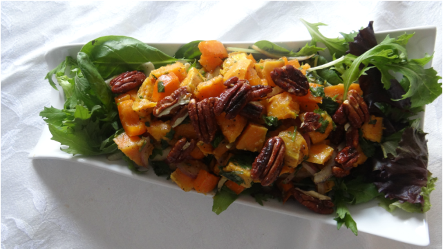 Tampa Bay Inspired Citrus and Avocado Salad with Spiced Pecans