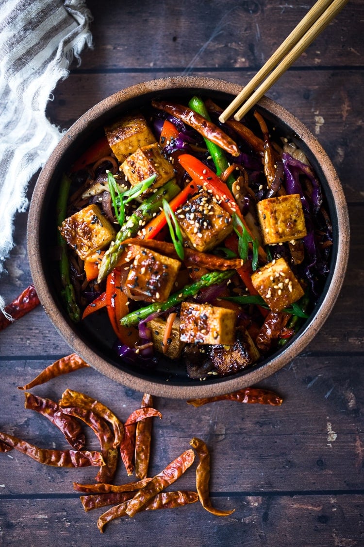 Stir-Fried Tofu with Authentic Sichuan Peppercorn and Chili Sauce