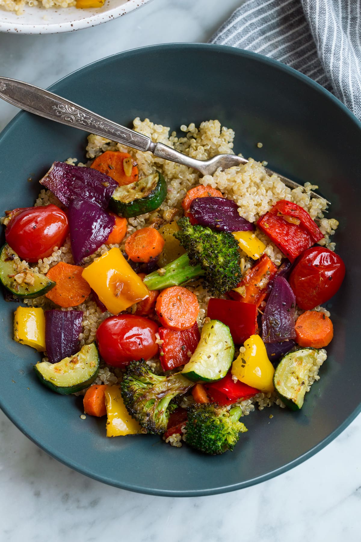 Mountain Home-Inspired Roasted Vegetable and Quinoa Salad