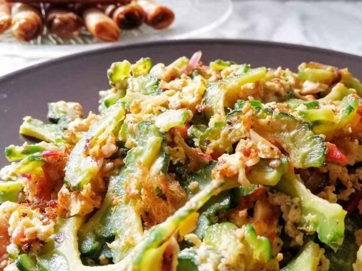 Sautéed Ginisang Ampalaya with Egg