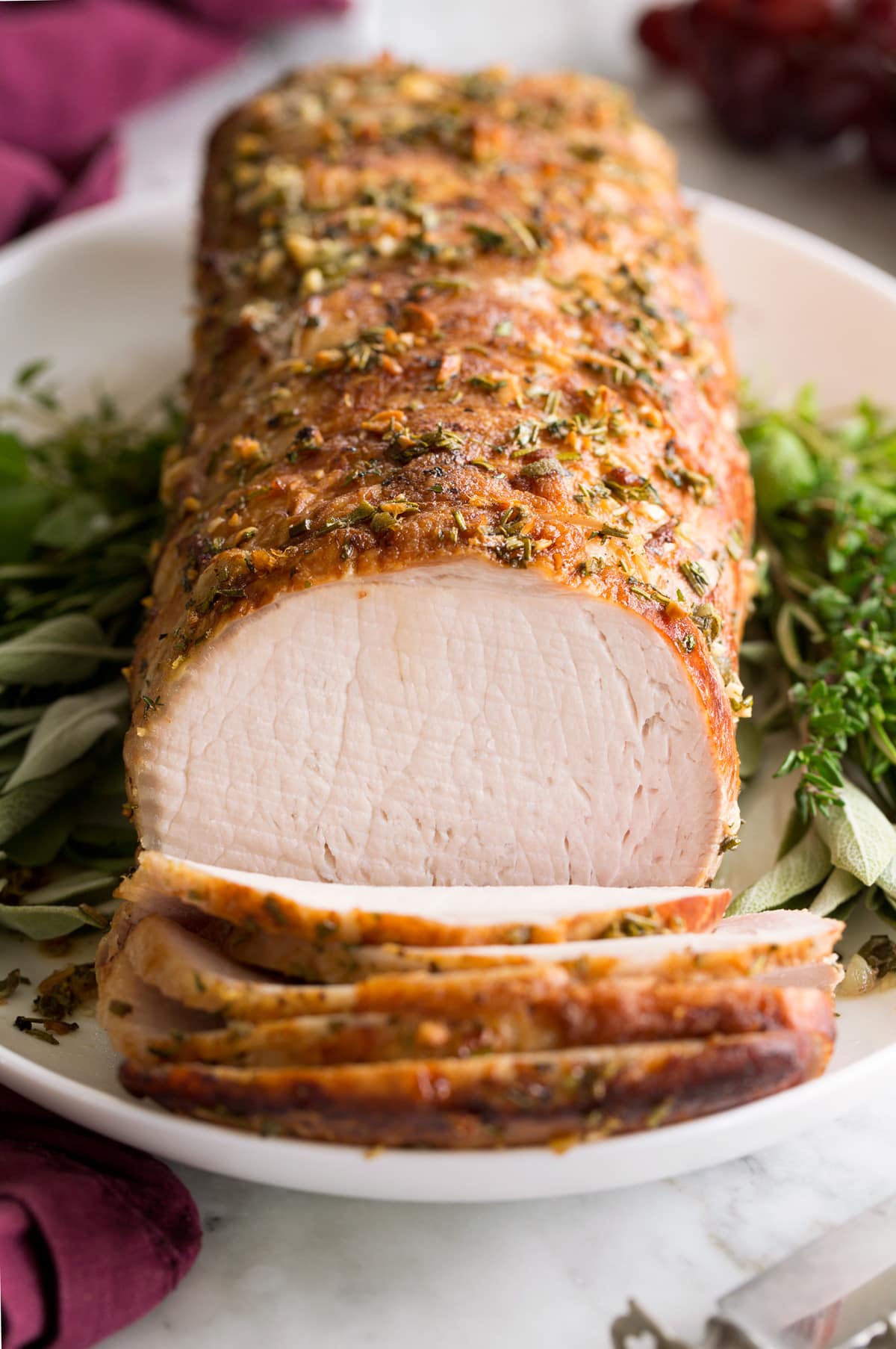 Oven-Roasted Pork Loin with Rosemary and Garlic