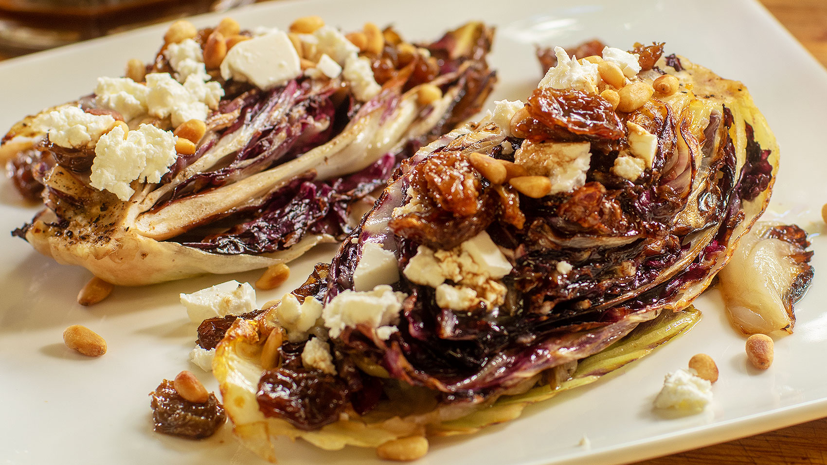 Pan-Seared Radicchio with Bitter Orange Vinaigrette
