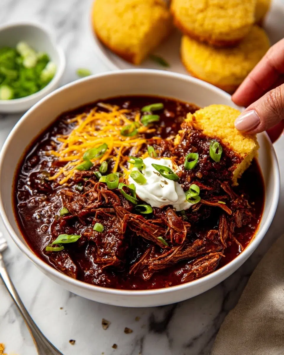 Texan-Style Spiced Beef Chili with Roasted Poblano