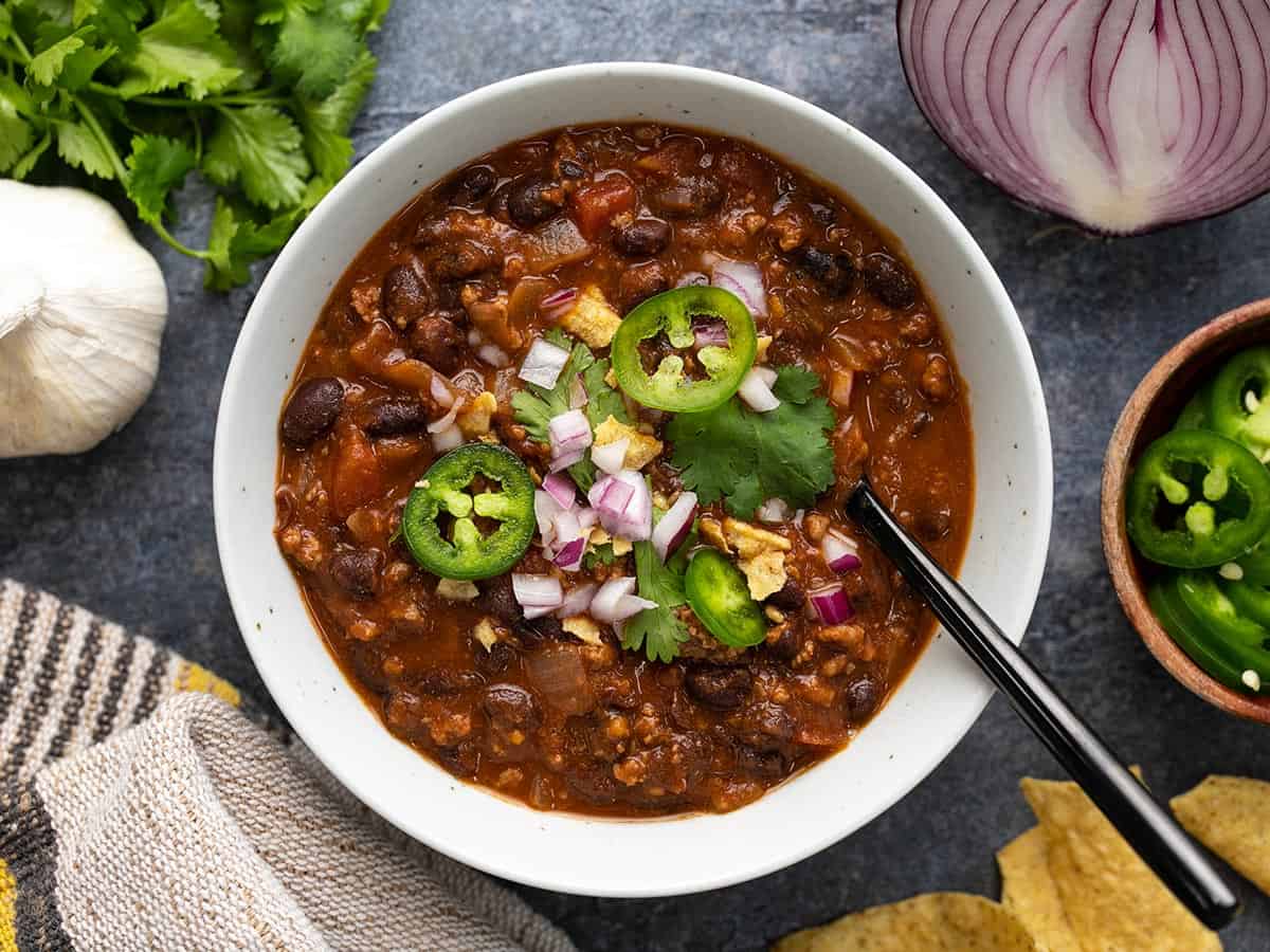 One-Pot Texan Beef Chili with Black Beans