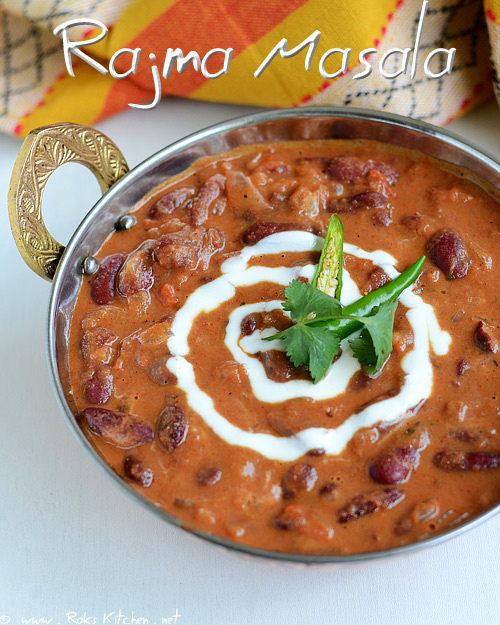 Slow-Cooked Rajma Masala with Red Kidney Beans