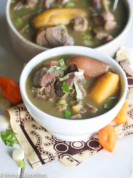 Citrus-Spiced Nigerian Pepper Soup with Goat Meat
