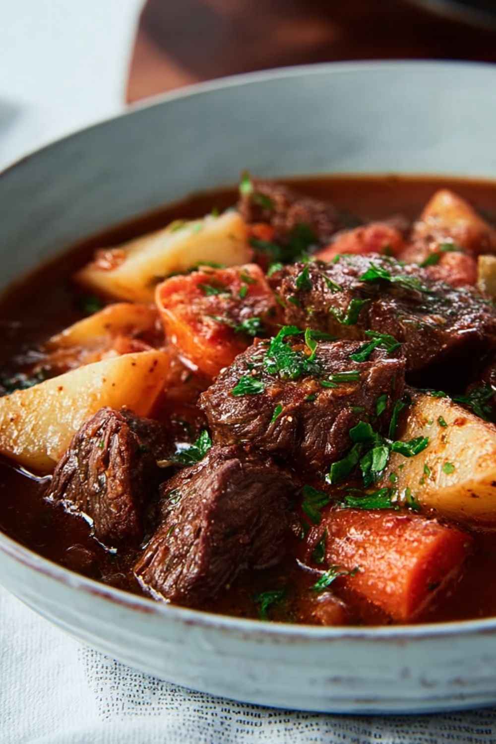 Valley of Ashes Beef Stew with Root Vegetables