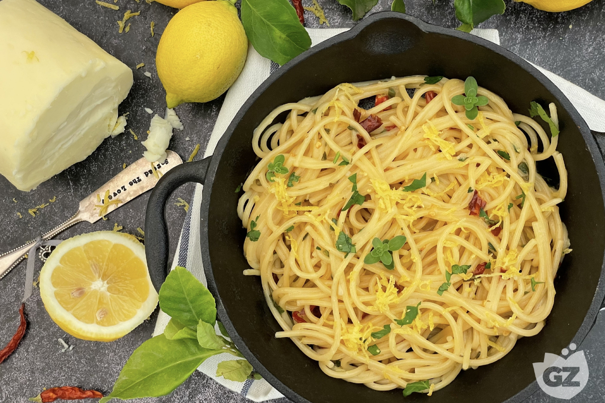 Half-Shell Pasta with Lemon Butter