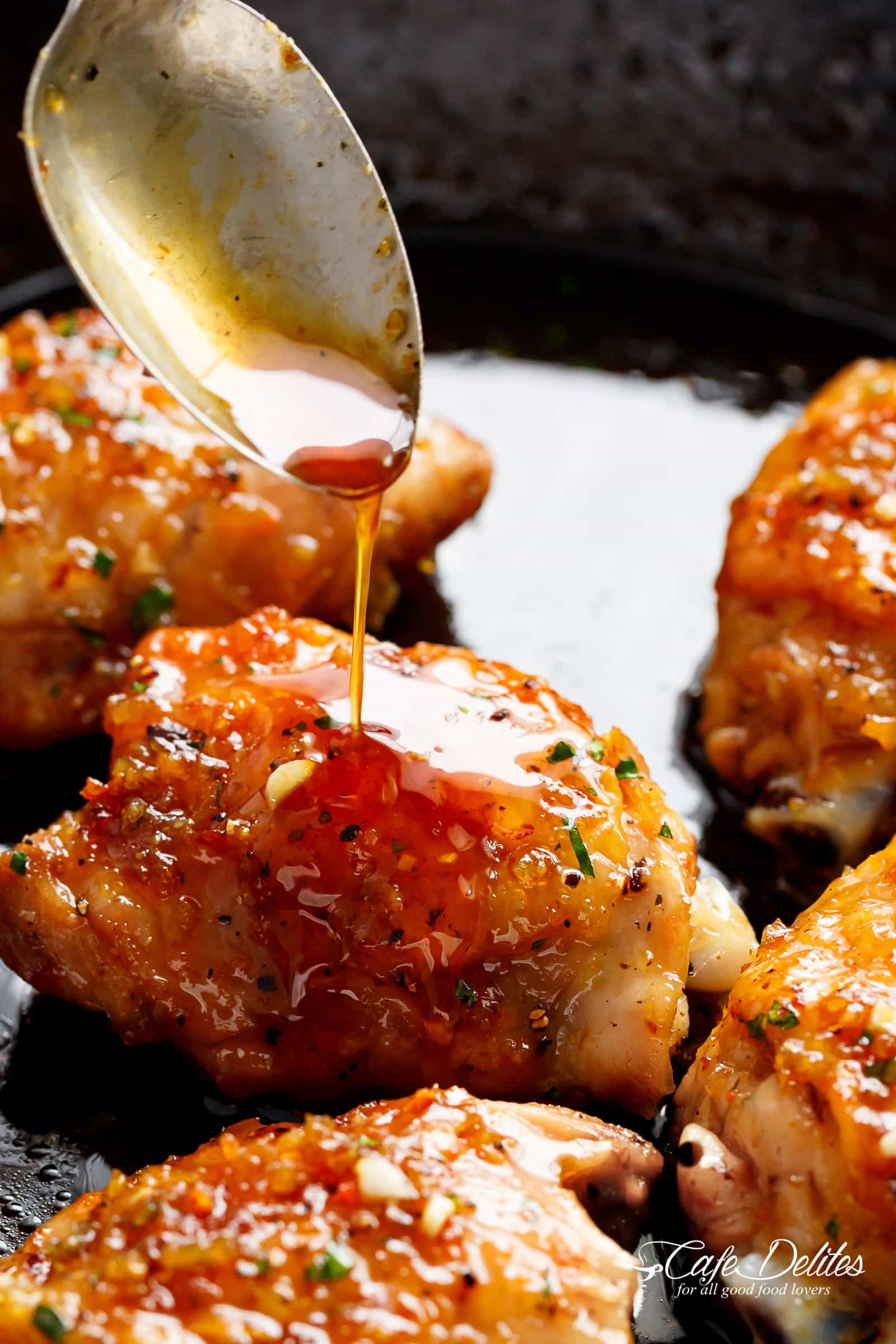 Smoked Cherrywood BBQ Chicken with Kalamazoo Honey Glaze