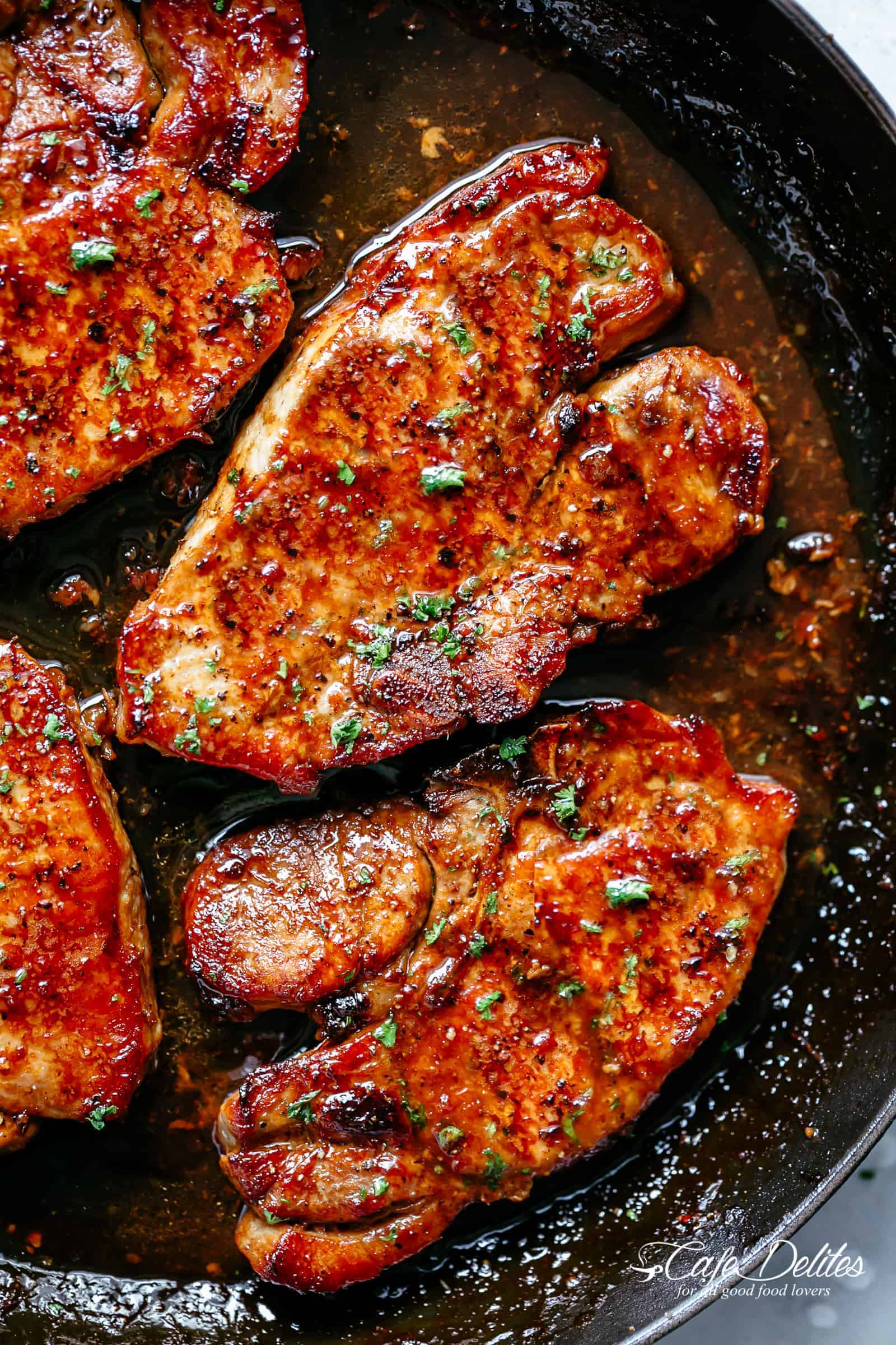 Grilled Citrus-Honey Pork Chops with Texan Spice Rub