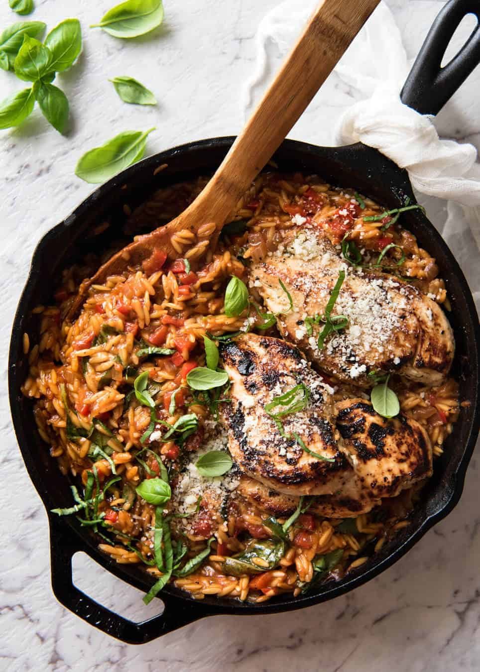 Italian-Style One-Pot Tomato Basil Risotto