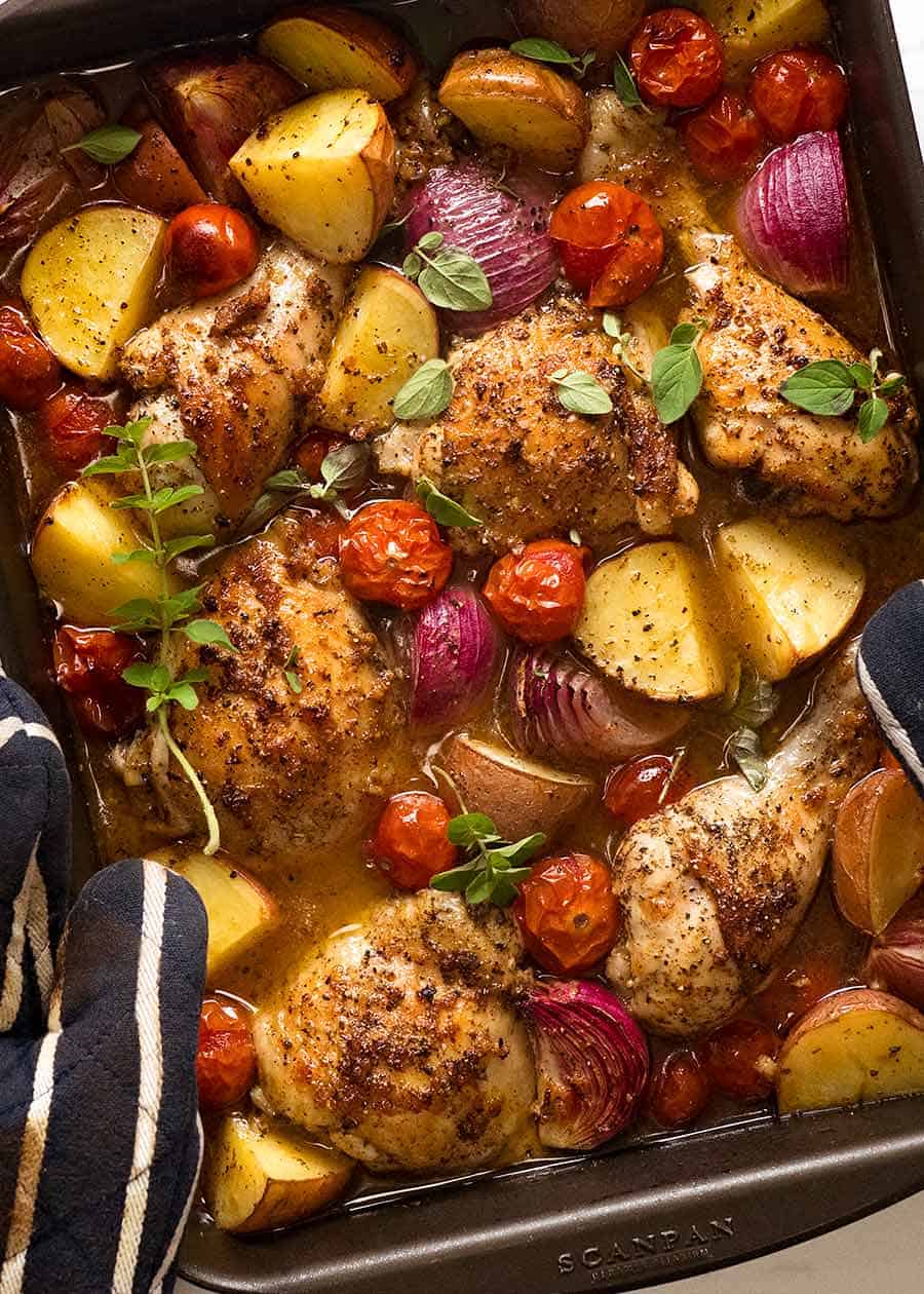 Oven-Roasted Mediterranean Chicken with Sumac and Lemon