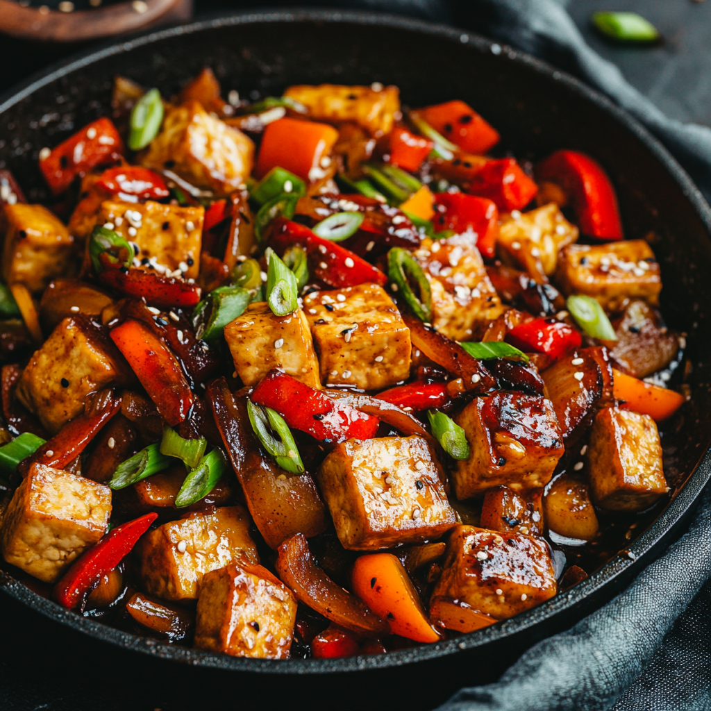 Sichuan-Style Hot and Numbing Tofu Stir Fry