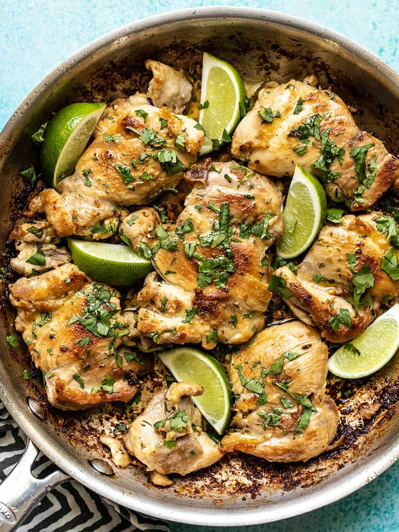Pan-Seared Chicken with Mango Salsa and Cilantro Lime Drizzle