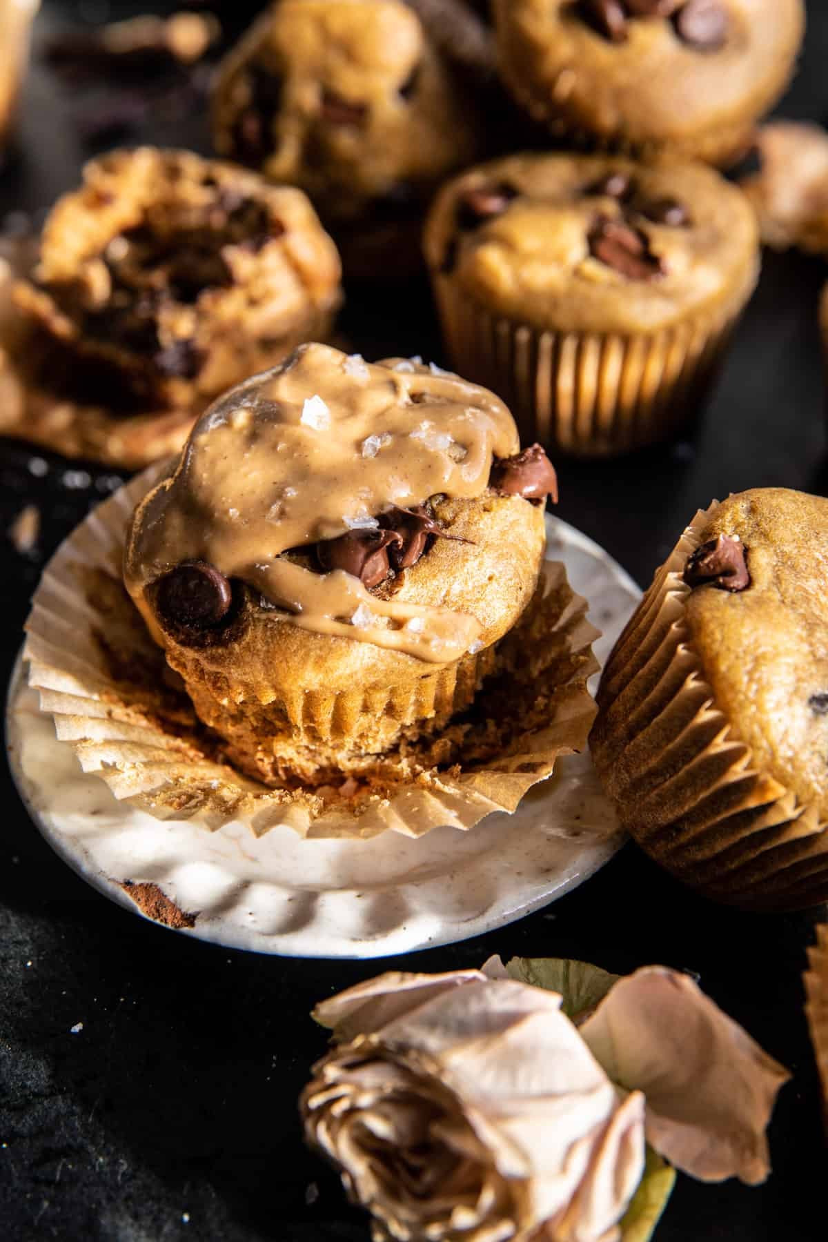 Half-Serving Chocolate Chip Banana Muffins