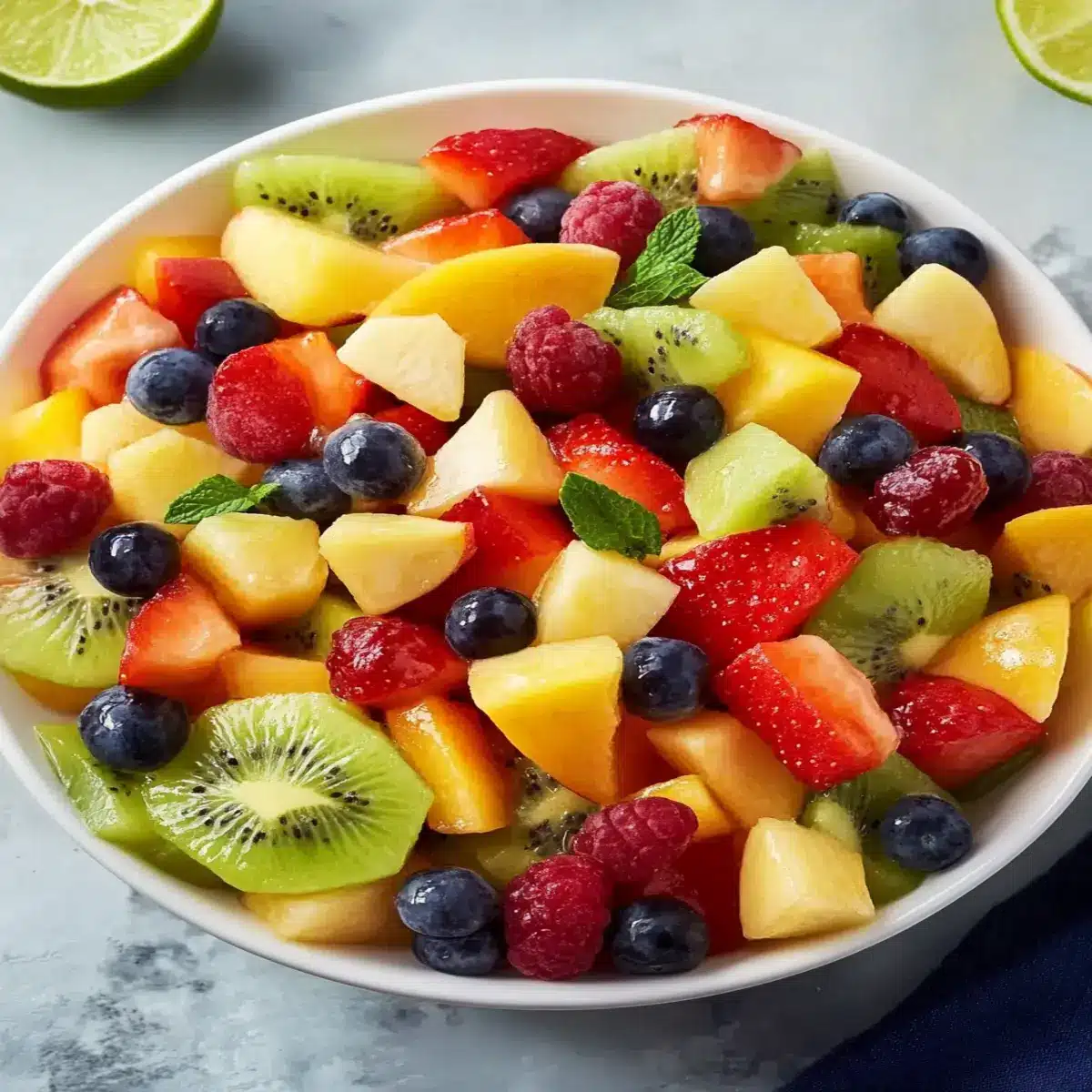 Tangy Citrus and Starfruit Salad with Honey Lime Dressing