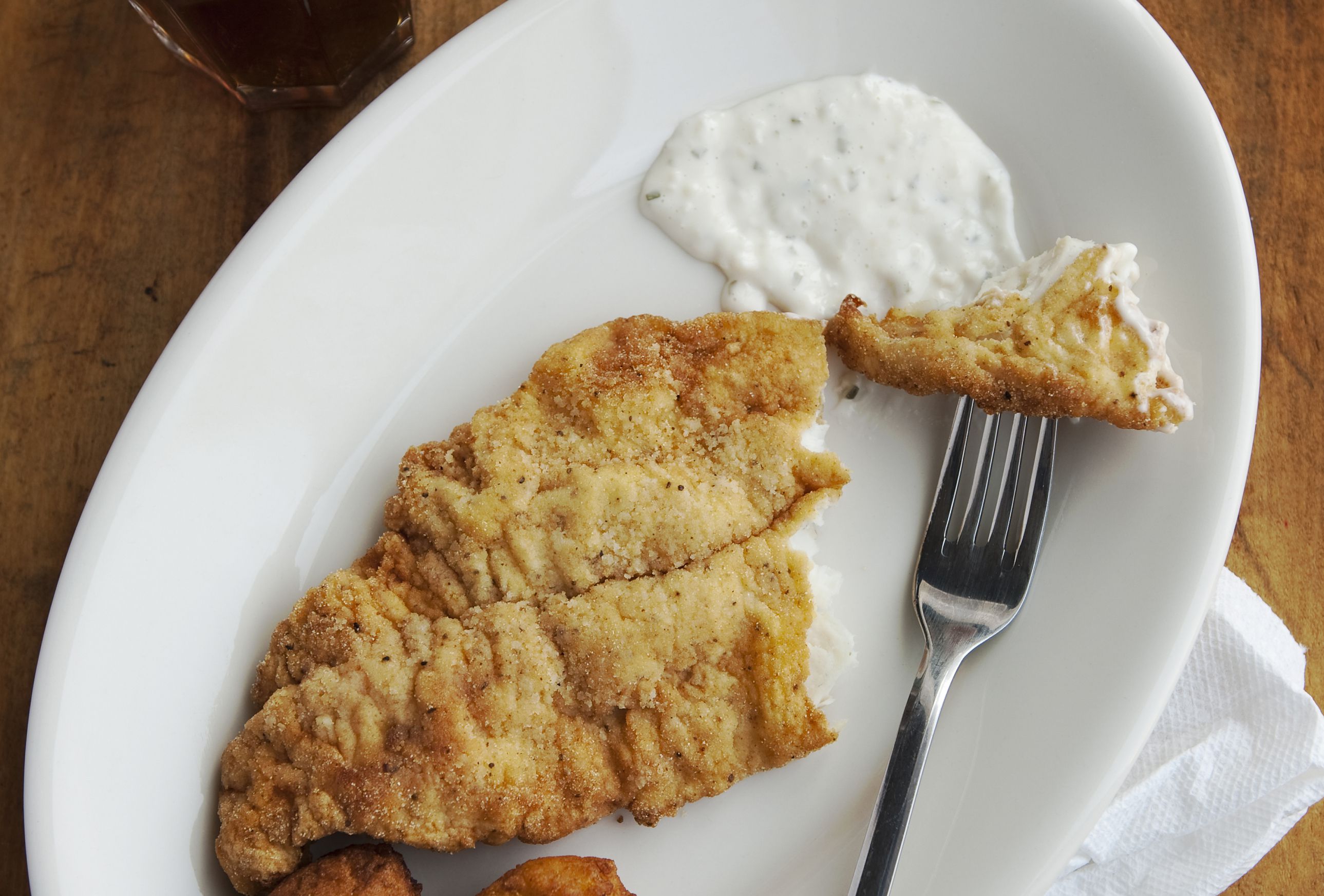 Pan-Seared Catfish with Cajun Spice and Creamy Grits