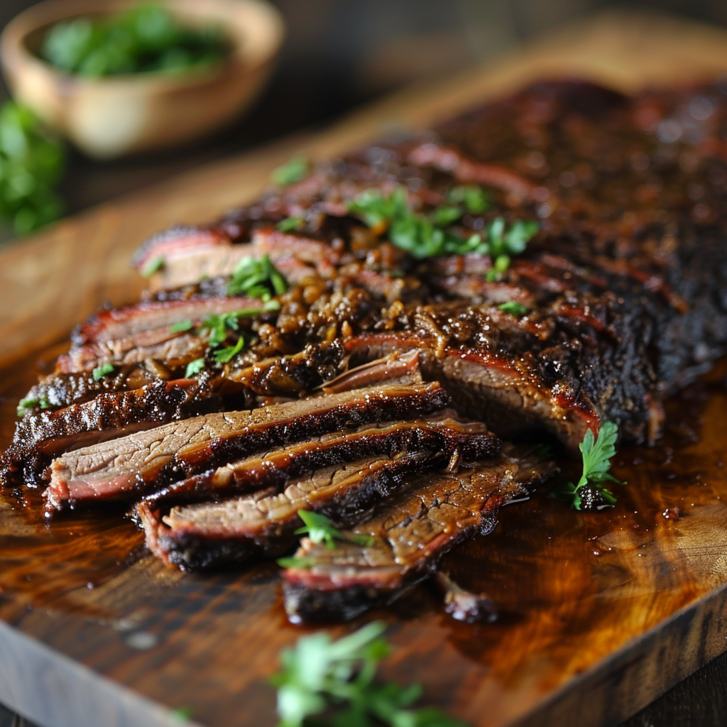 Spiced Texas-Style Smoked Beef Brisket