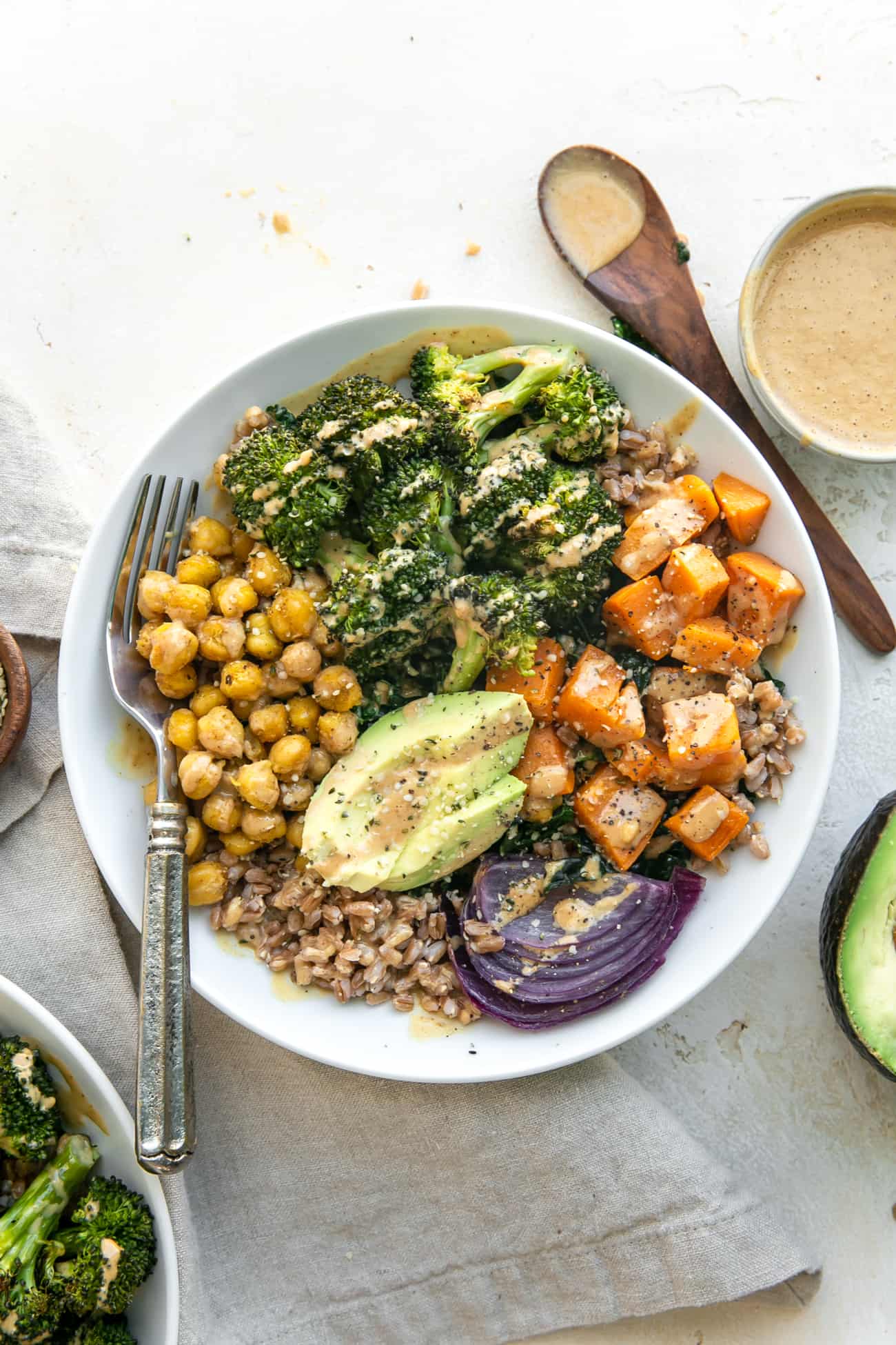 Honey-Roasted Sweet Potato and Broccoli Japanese Rice Bowl
